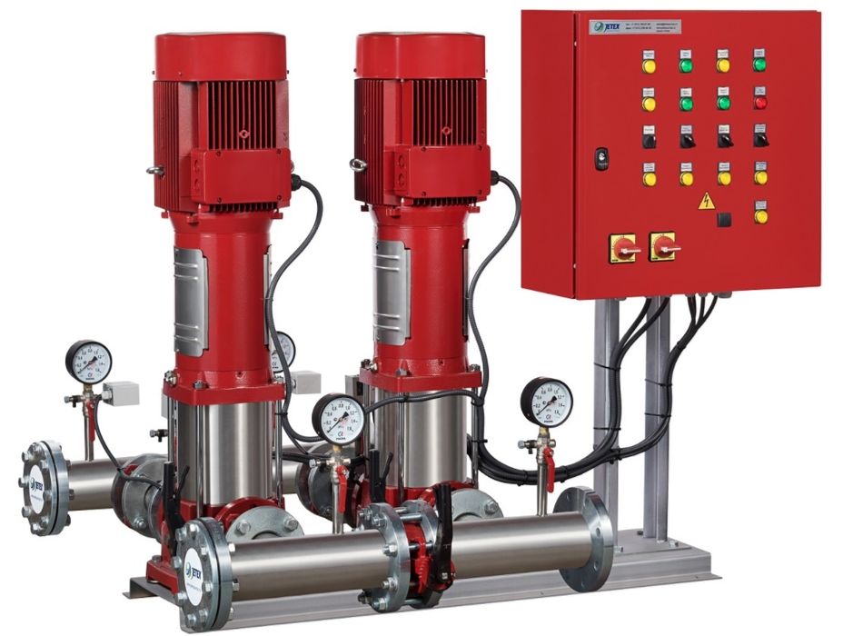 Насосные станции и системы пожаротушения в блочно-молульном корпусе EX