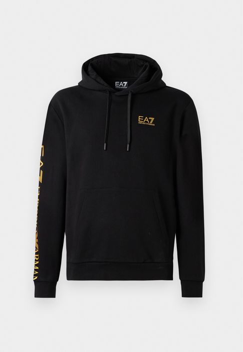 Hanorac EA7 Emporio Armani - Negru/Auriu - Mărime L - Stare Perfectă
