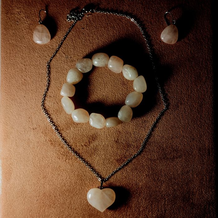 Комплект "Розовый кварц"