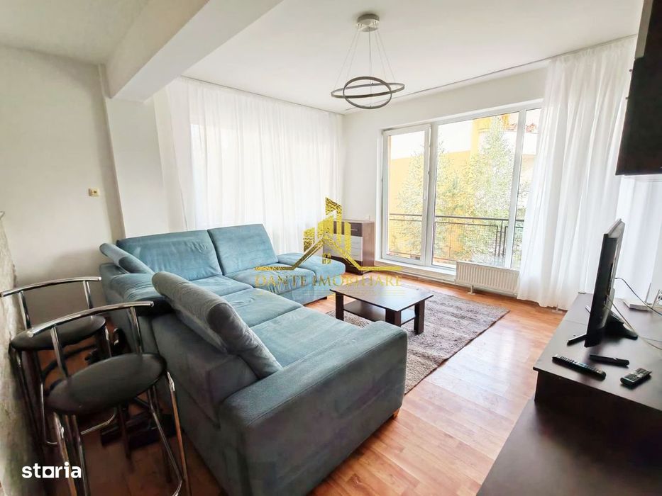 2 camere, mobilat modern, bloc nou, terasa, parcare, Buna Ziua — fotografia 1