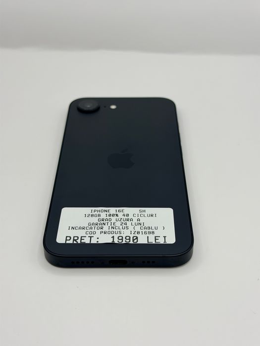 Iphone 16E 128GB 100% Garantie Rate BuyBack - zonemag.ro