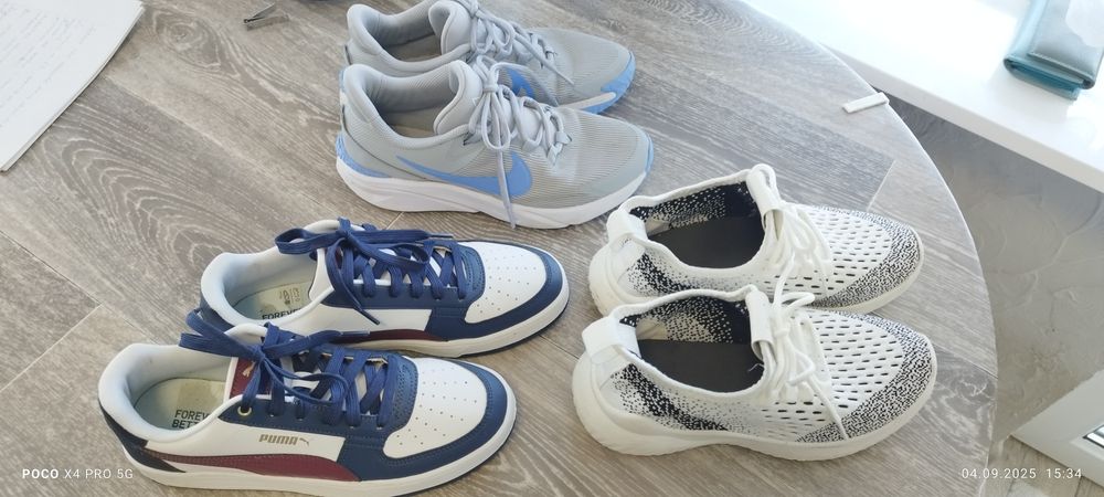 Маратонки 3 чифта с подарък яке ръст 152