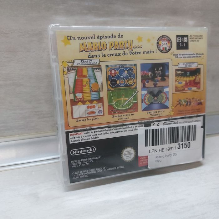 Фабрично ЗАПЕЧАТАНА Mario Party DS (Nintendo DS) | СРЕБРИСТА ЛЕНТА | НОВА Factory Sealed (PAL)
