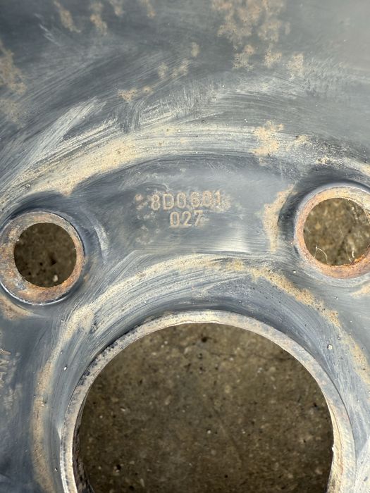 Стоманена джанта Volkswagen 8D0601027 6J" x 15" 5x112 ET 45 ном 16