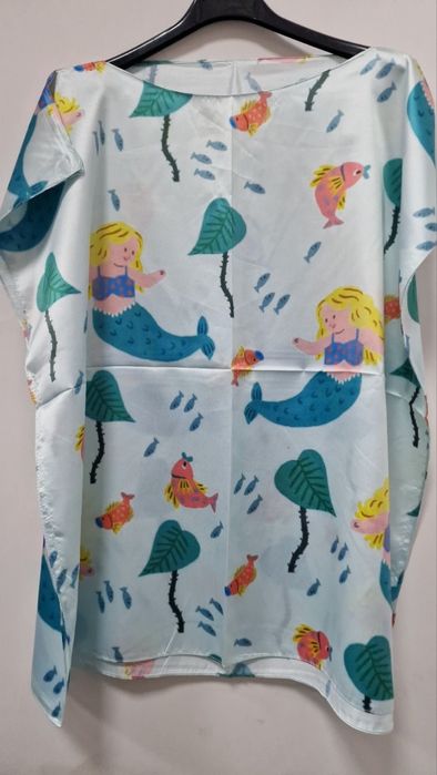 Луксозна плажна туника от 100% коприна – стил и комфорт за летните дни