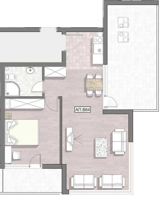 Продава се Тристаен апартамент в к.к. Пампорово - 97 кв.м за 979 €/кв.м - Снимка #1