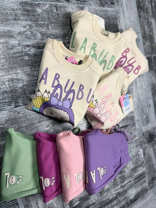 Комплект за момиче 3/4 до 9/10 г