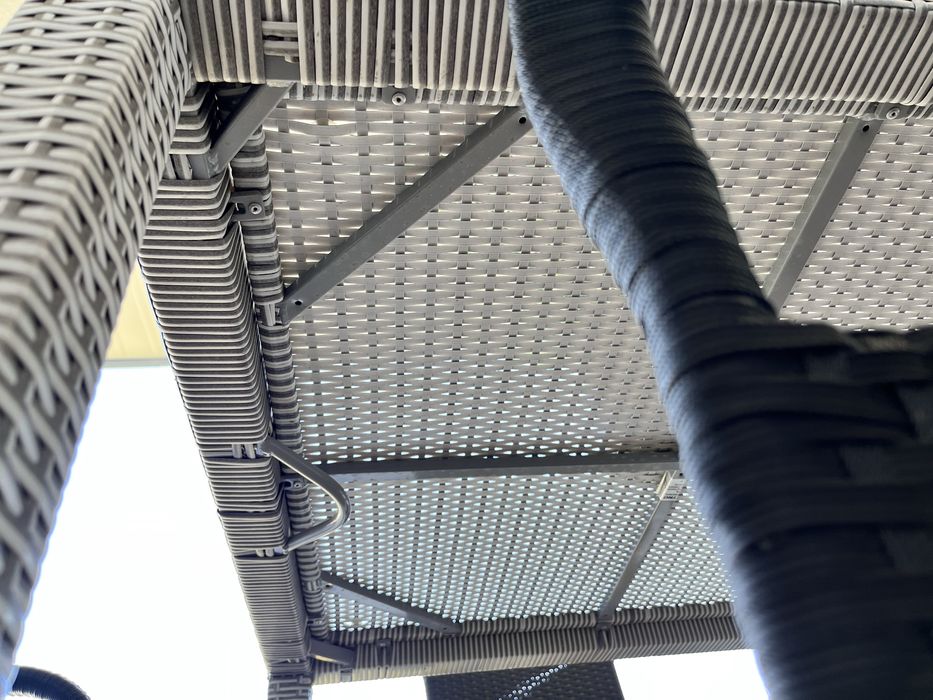 Masă terasă / balcon cu sticlă