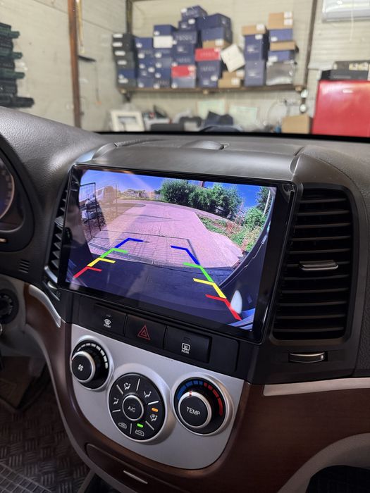 Navigatie Android Hyundai Santafe Waze Youtube + Camera Marsarier