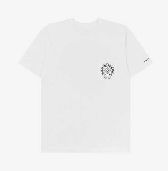 Chrome Hearts Horseshoe Logo Pocket T-Shirt White