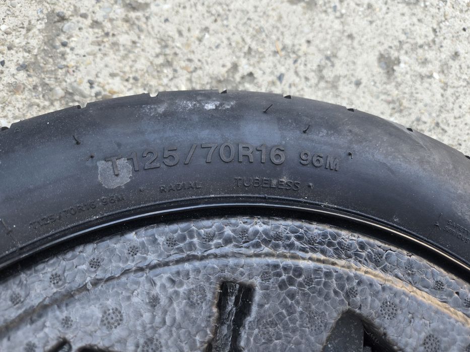 Roată rezervă slim 5×112