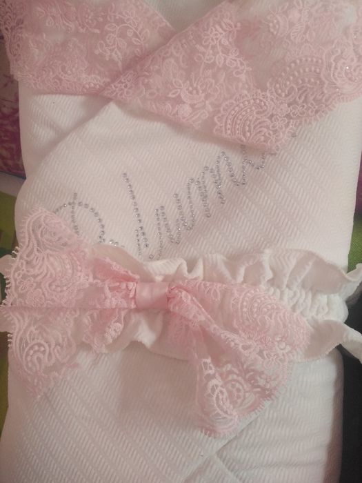 Конверт для выписки для девочки