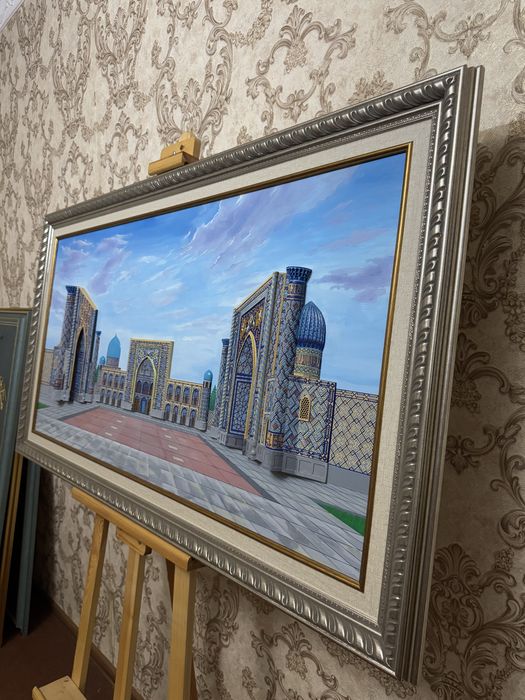 Registon 3D kartina SHERDOR ULUG’BEK TILLAQORI decor