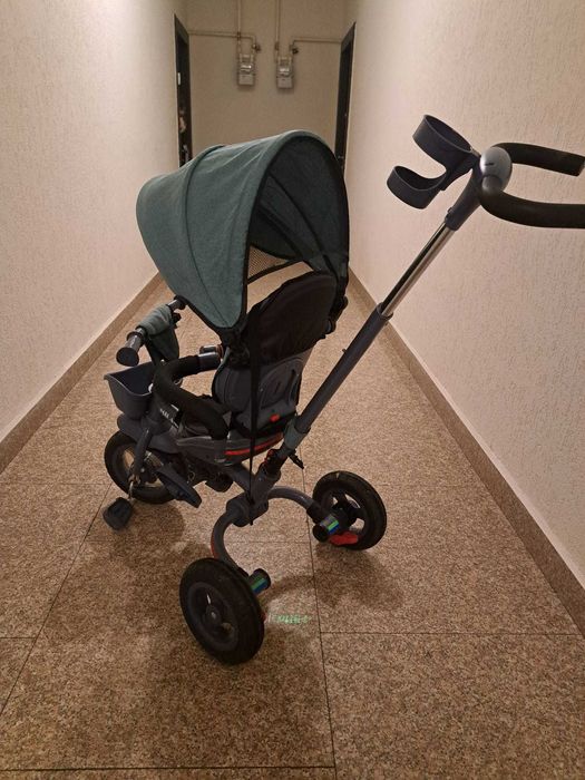 Tricicleta pliabila bebe royal milano plus turcoaz