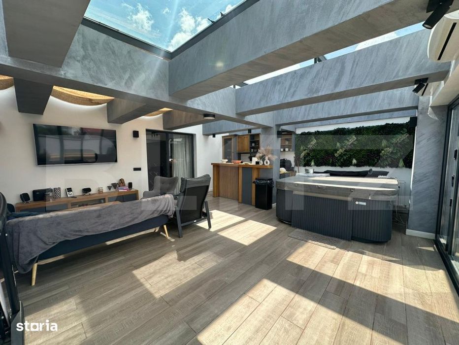 Penthouse cu terasa si jacuzzi, 75 mp, zona Valea Rosie