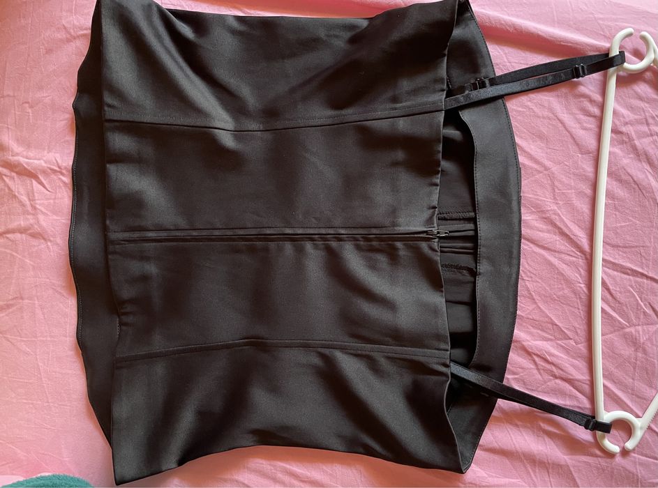 Черен елегантен топ