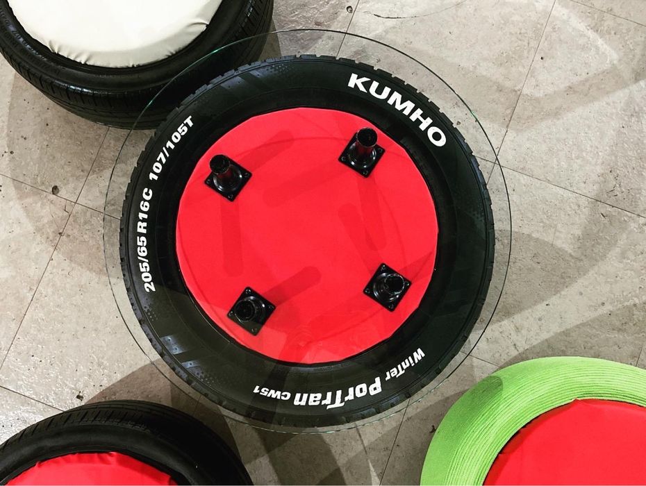 Масичка за кафе от гуми