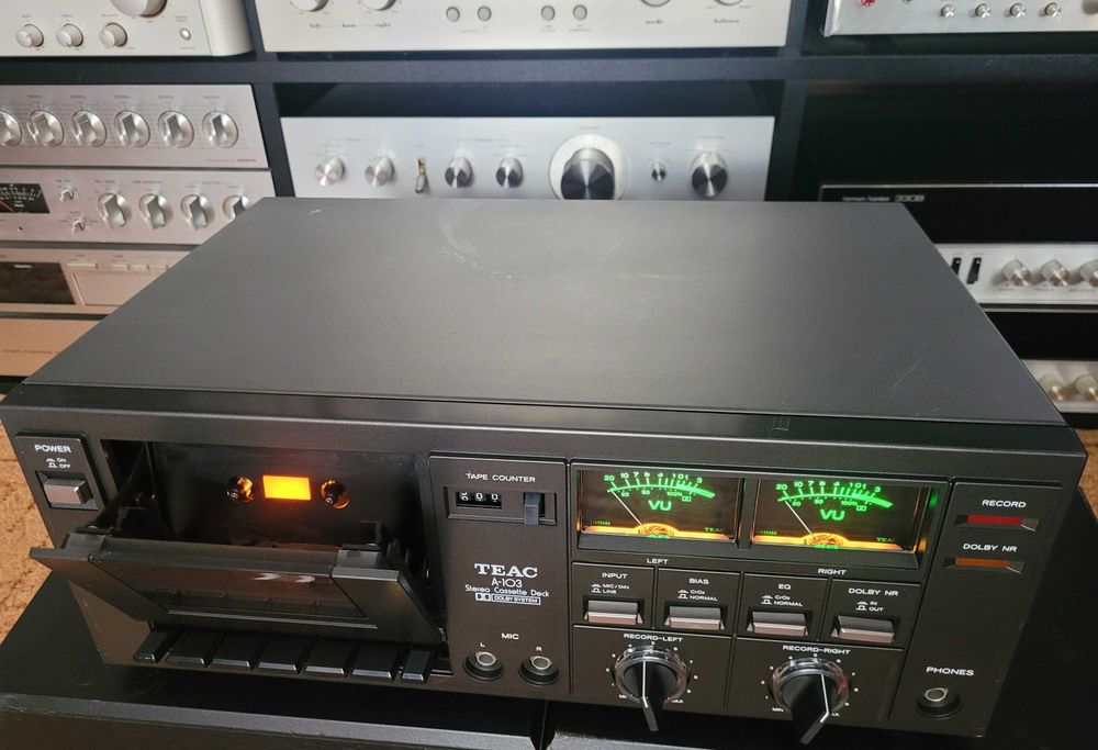 TEAC A-103 deck casetofon vintage cu VU-metre  *1978
