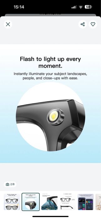 Смарт очки новые в наличии