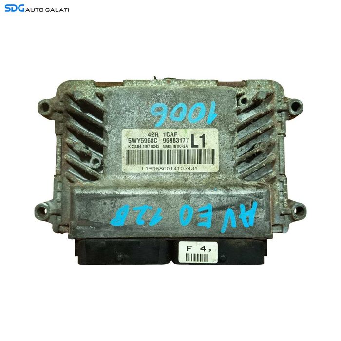 ECU Calculator Motor Chevrolet Aveo 1.2 Benzina 2003 - 2011 Cod 96983177 5WY5968C [LS0379] [LS0380]