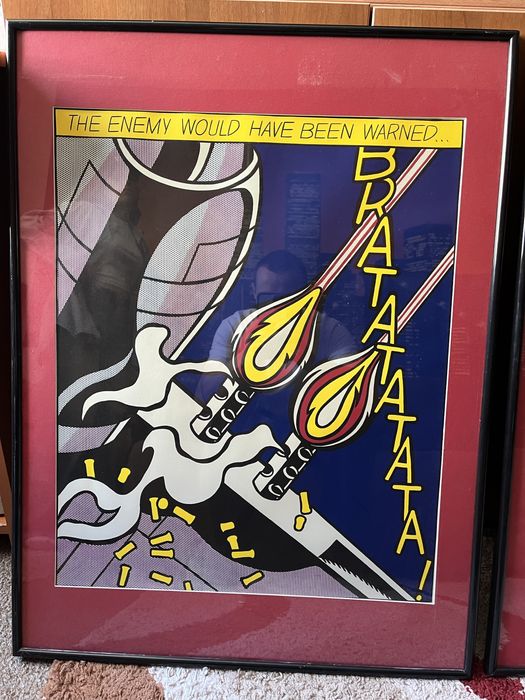 Roy Lichtenstein - As I Opened Fire (1966) Поп Арт Постери