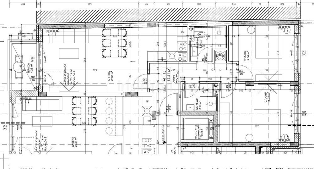 Продава се Тристаен апартамент в София, Люлин 10 - 112 кв.м за 893 €/кв.м - Снимка #1