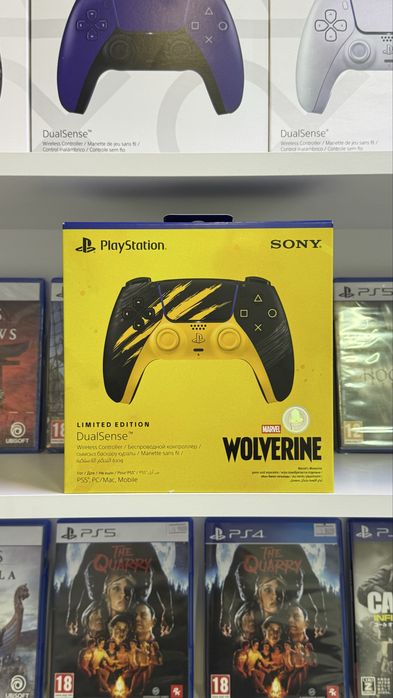 Геймпад DualSense PS5 Marvel Wolverine Лимитированный Джойстик