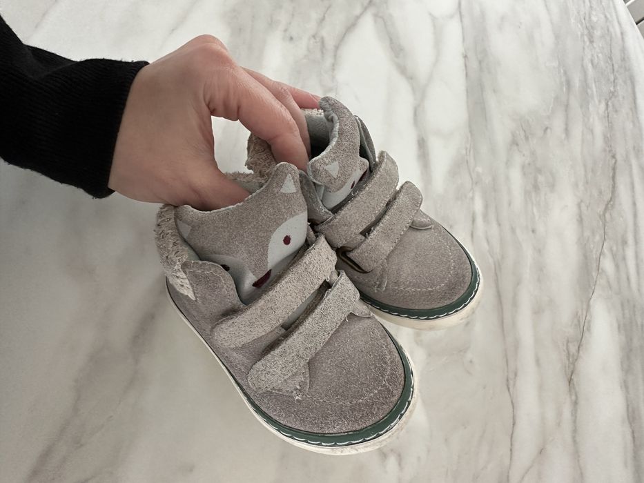 Детски боти Gioseppo Естествен велур 21 номер