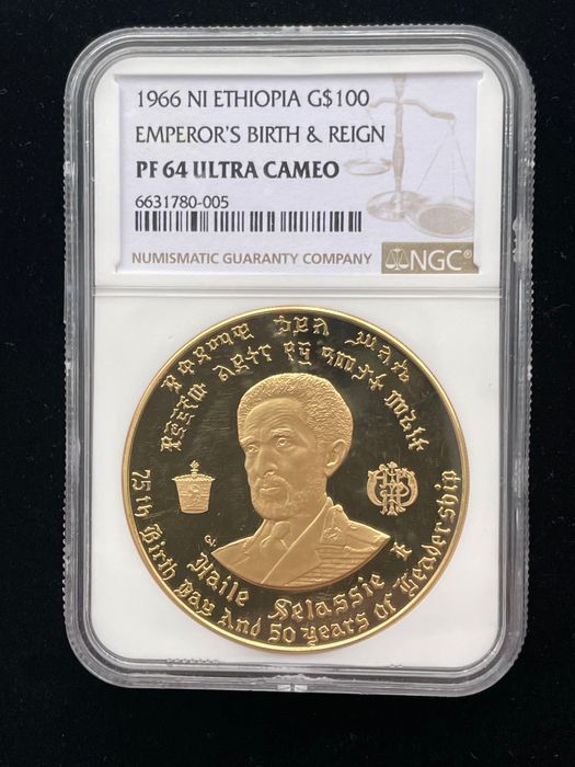 Златна монета 100 франка