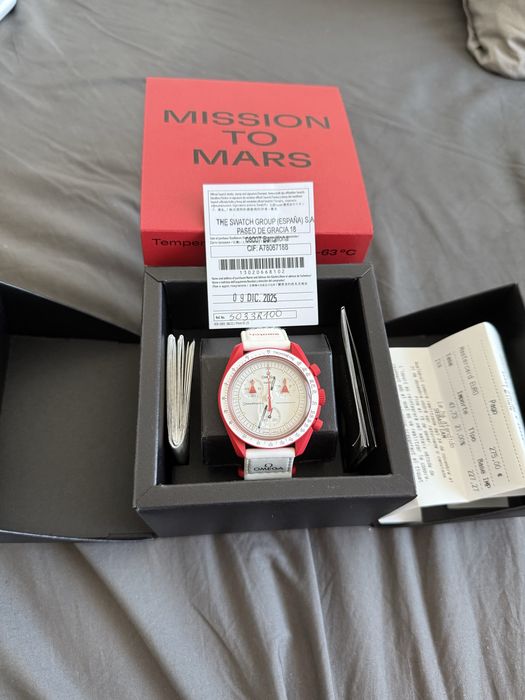 Ceas Omega x Swatch -moon swatch– Mission to Mars