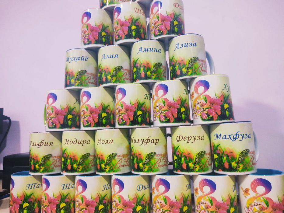 Печать на кружки ваши фото или логотипы под заказ. Подарок!