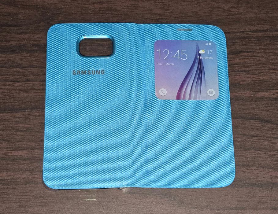 Husa flip smart activa originala Samsung S View Cover Galaxy S6 G920