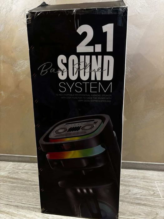 Караоке BLUETOOTH колона 12”