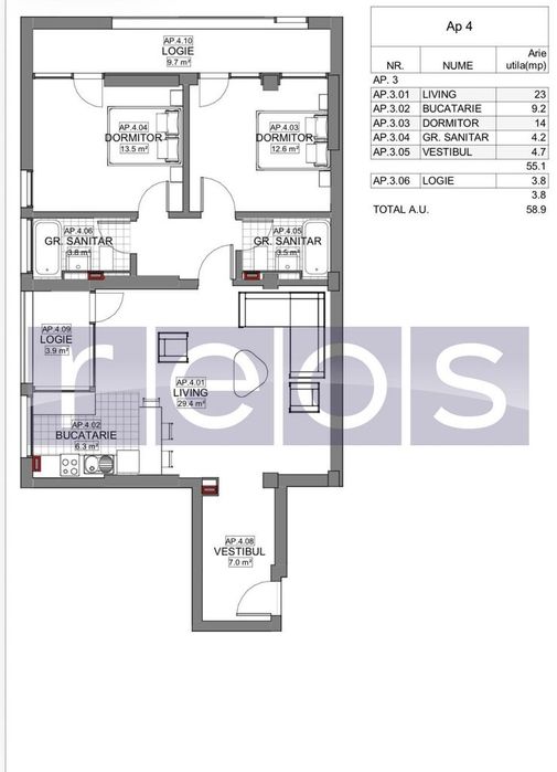 Vanzare Apartament 3 Camere | Lizeanu | Bloc Nou | Parcare | Terasa
