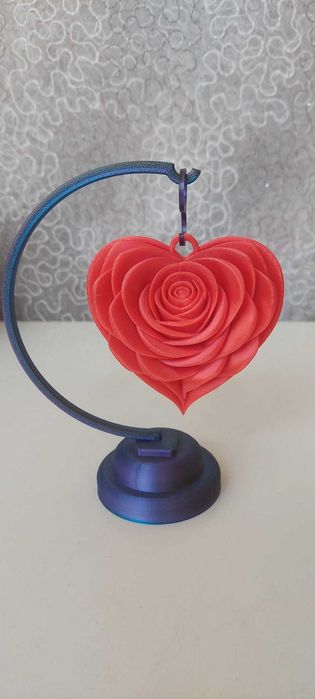 Trandafir sub forma de inimioara printat 3D!