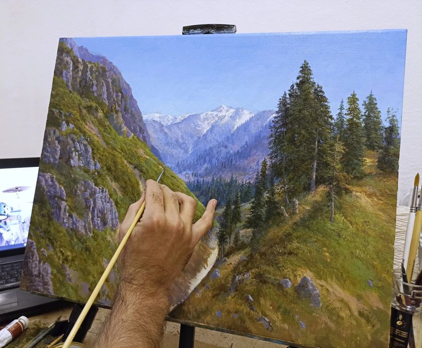 Заказ картин масляными красками