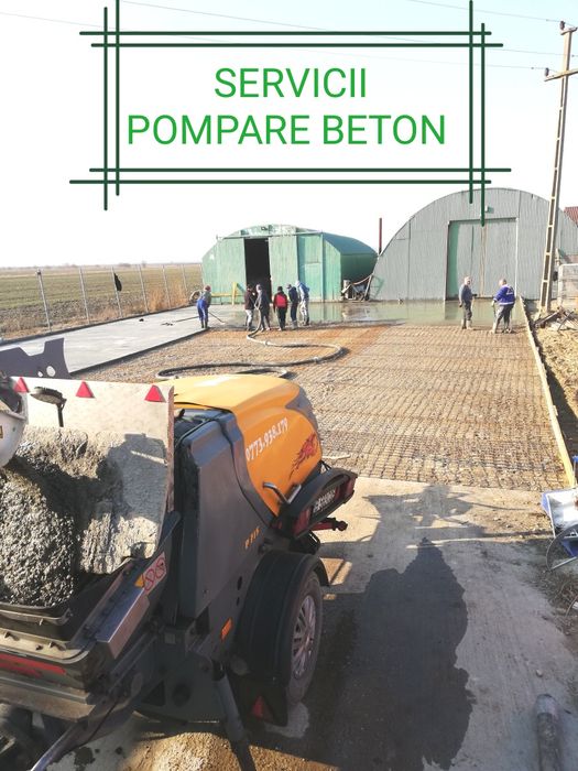 ÎNCHIRIERI Pompe  Beton capacitate  20mc/ora