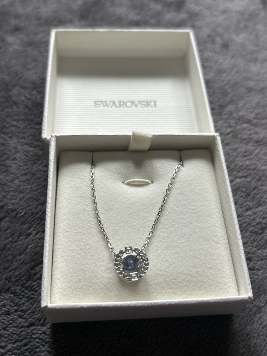 Lanț Swarovski cu piatră albastră