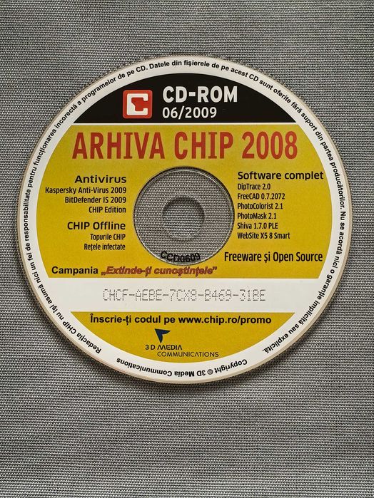 Cd arhiva Chip 2007 si 2008
