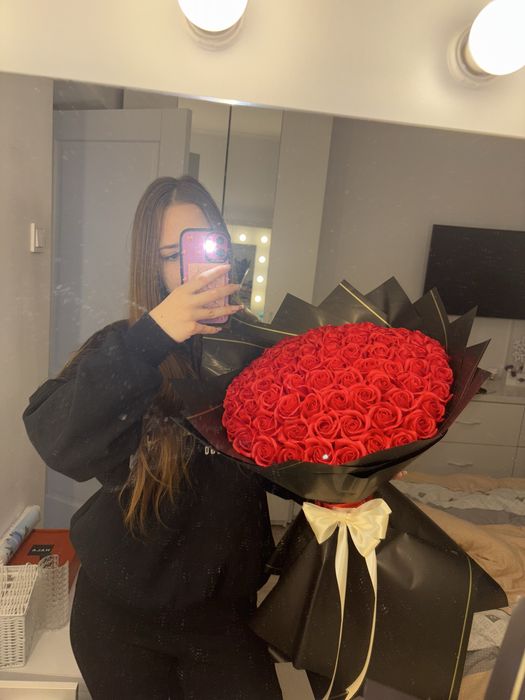 Super Ofertă! Buchet 101 Trandafiri Săpun 200 Lei / Livrare Toată Țara