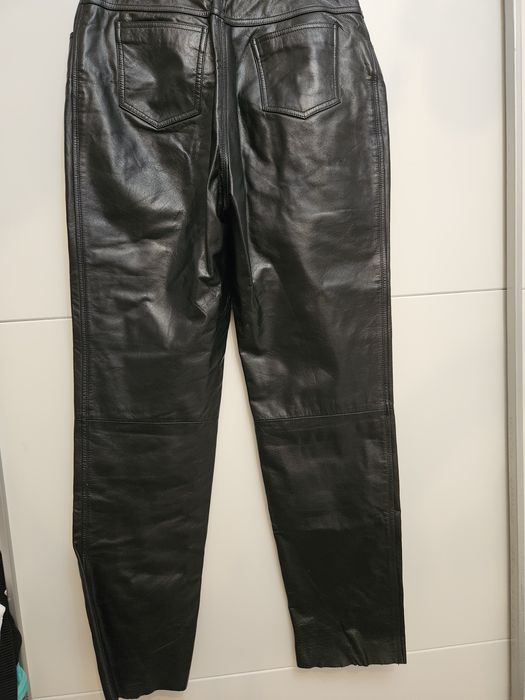 Pantaloni piele naturala