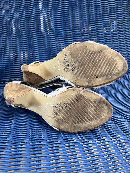 Sandale cu toc Next piele mărimea 37