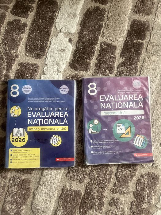 Auxiliare clasa a 8a romana si mate