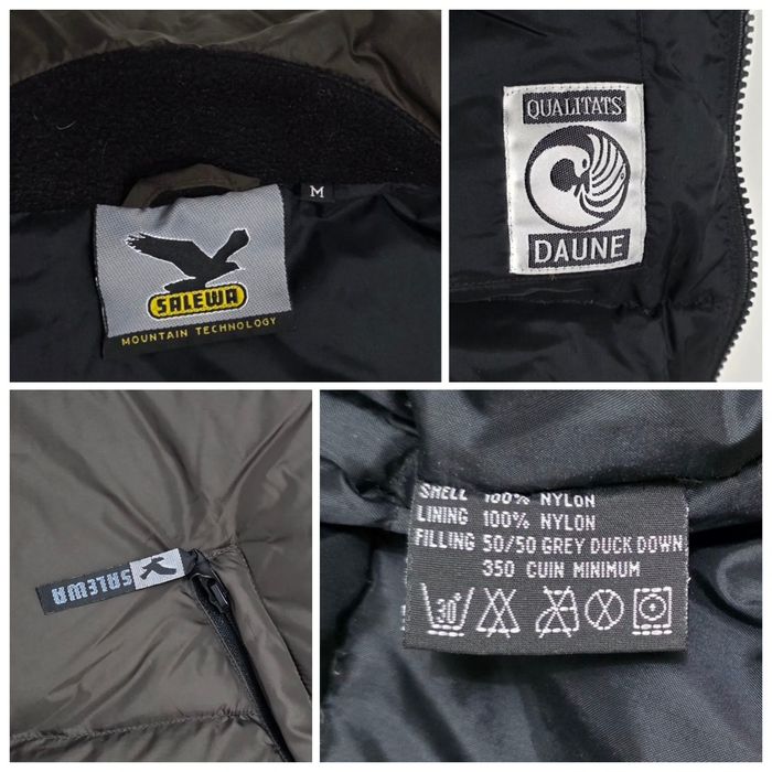 Vesta de puf SALEWA impermeabilă, groasă, mărimea M unisex
