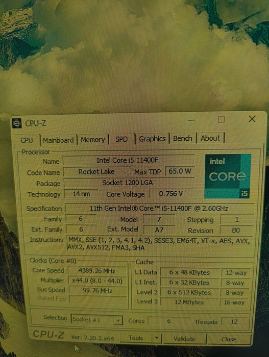 Procesor Intel I5 10400f