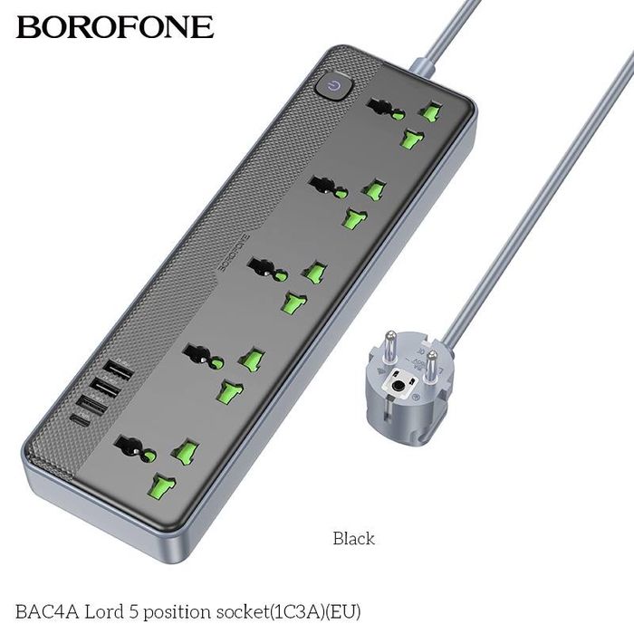 Удлинитель сетевой Hoco orginal / Доставка 24/7