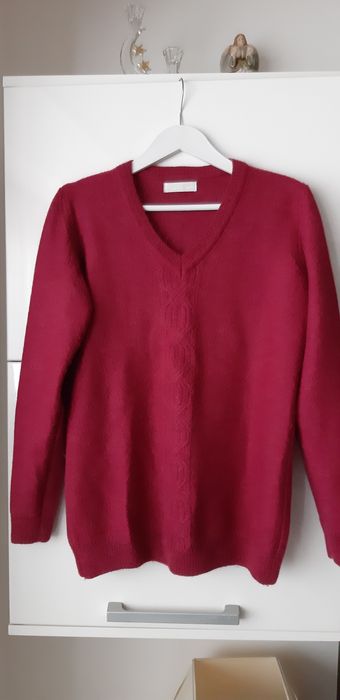 Pulover dama din alpaca 100%,gros ,superb M