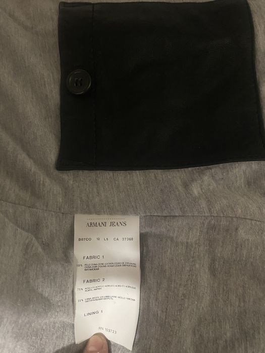 Geaca piele dama Armani