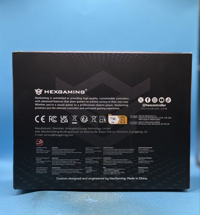 НОВ! Професионален контролер HEXGAMING PHANTOM Pro–Manette PS5,White