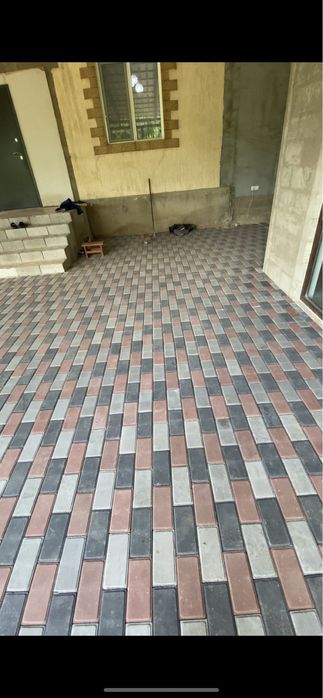 Укладка брусчатки